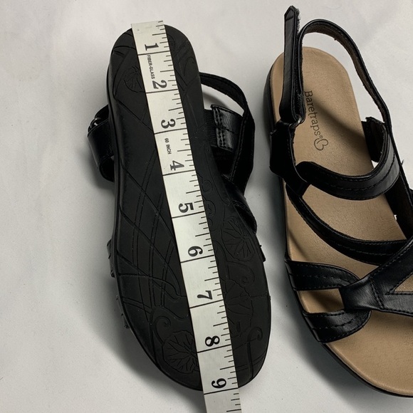 Bare Traps Jadra Sandals Criss Cross Detail Size 6M Colour Black - Picture 12 of 13